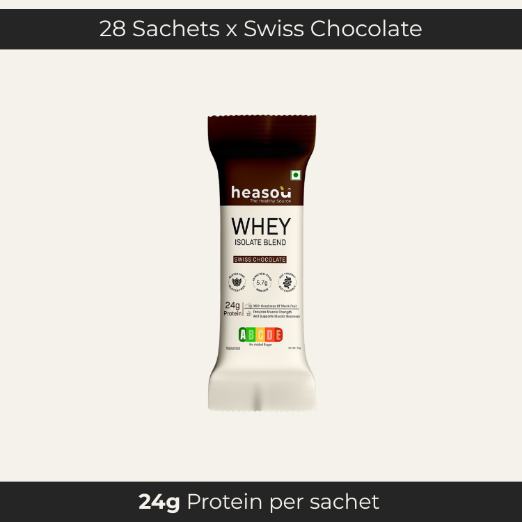 Whey Isolate Blend | Single Flavour Box | One Month Pack - 28 Sachets